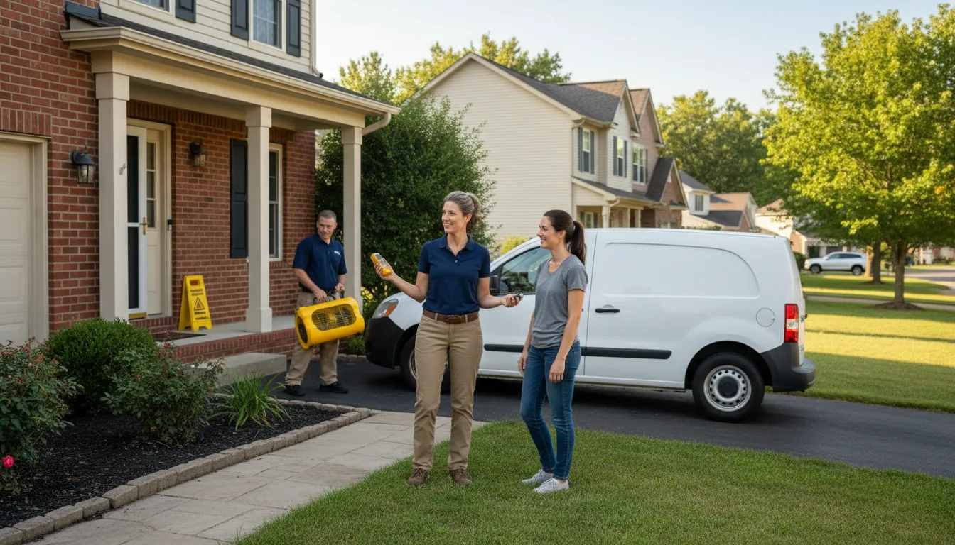 Residential water damage restoration in Dayton, NV